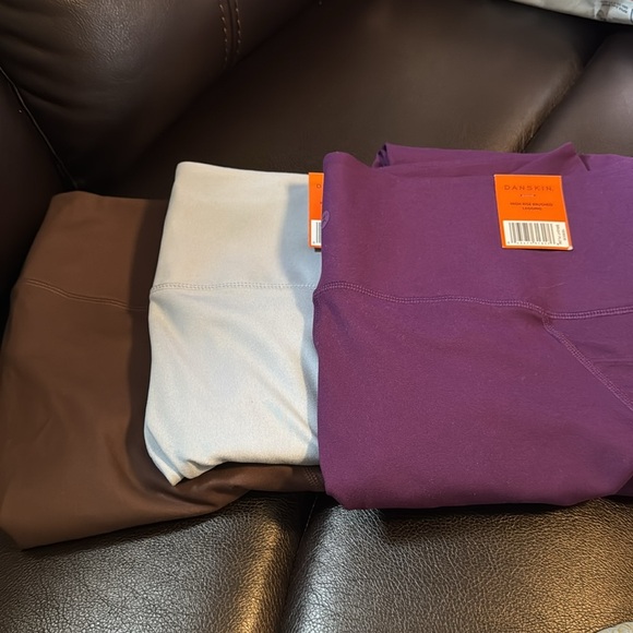 Danskin 3 Pair Adult Women’s High Rise Brushed Athletic Leggings Size XXL - Picture 1 of 12